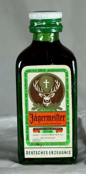 Mini liquor bottle - Jagermeister (20ml)