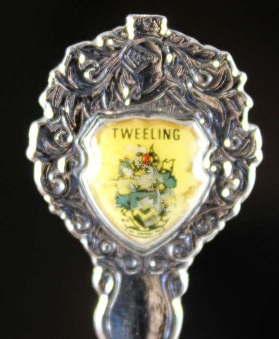 Souvenir sugar spoon - Tweeling - Giraffe