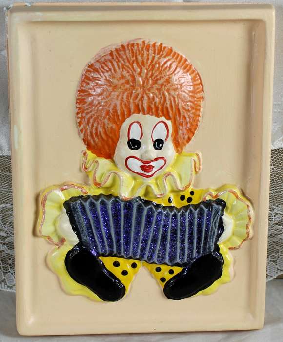 Pair of clown tiles
