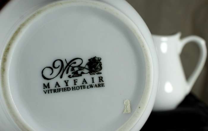 Mayfair milk jug & sugar bowl
