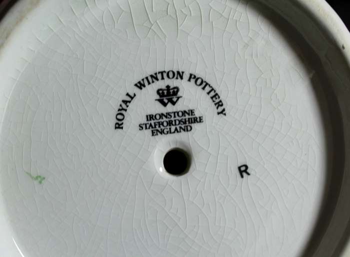 Set of three Royal Winton planters