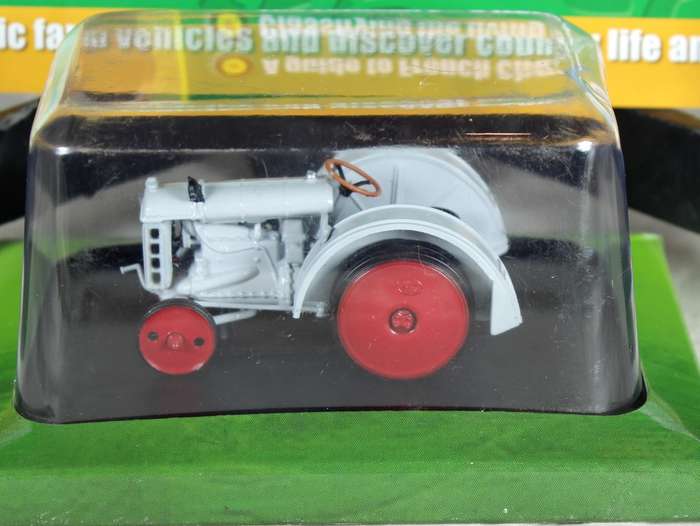 Collectible tractor & info sheet - Fordson F Industrial