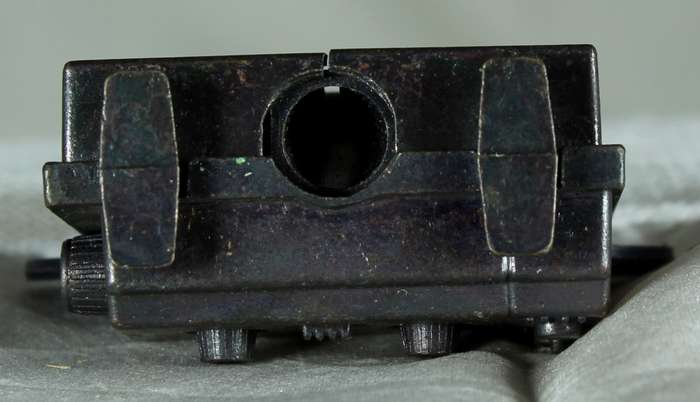 Miniature brass pencil sharpener - movie projector