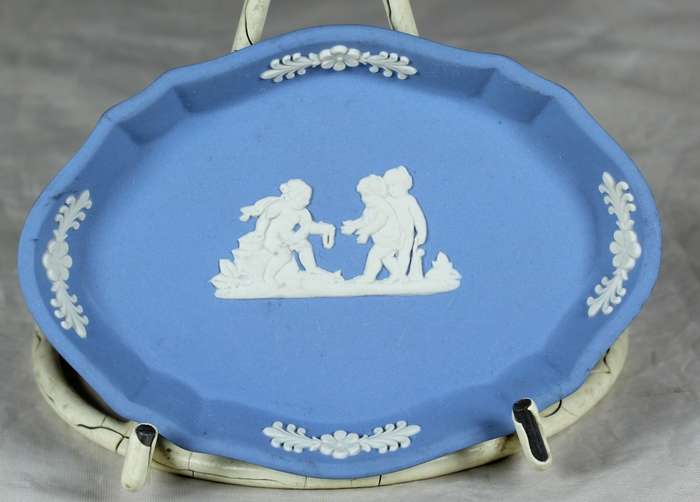 Blue Wedgwood - Jasper Ware - Trinket Bowl