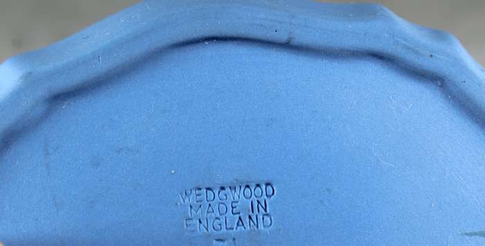 Blue Wedgwood - Jasper Ware - Trinket Bowl