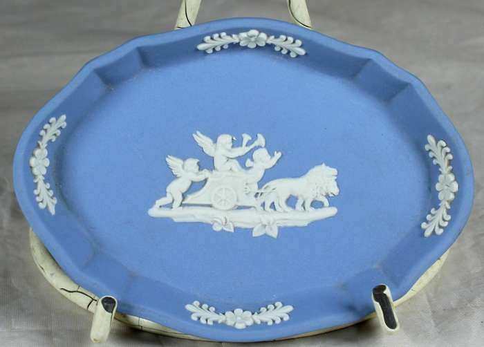 Blue Wedgwood - Jasper Ware - Trinket Bowl