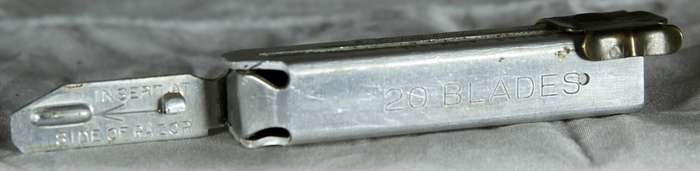 Vintage eversharp injector blade dispenser