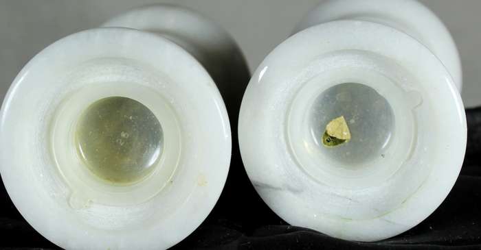 Character salt & pepper set - marble