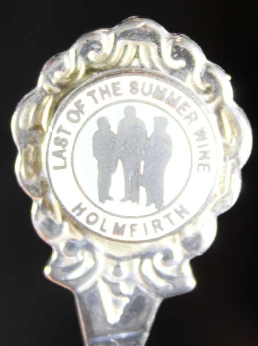 Souvenir teaspoon - Holmfirth - last of the summer wine