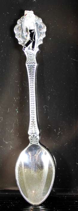 Souvenir teaspoon - golfer
