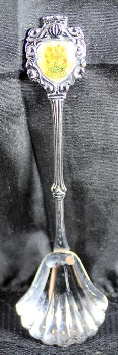 Souvenir sugar spoon - Orkney