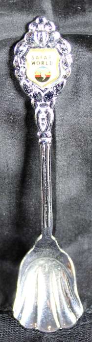 Souvenir sugar spoon - Safari world
