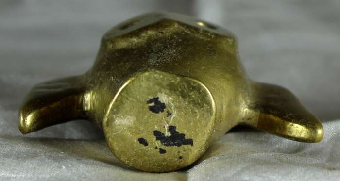 Miniature brass owl