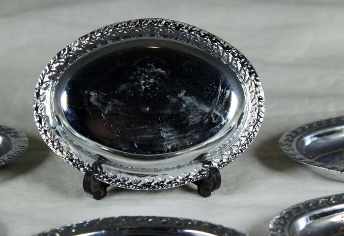 Set of 6 Glass Mini Trinket Dishes