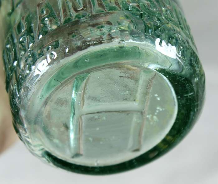 Vintage Bottle with Marble Neck - Albion Mineral Water