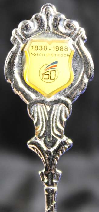 Souvenir sugar spoon - Potchefstroom 150 years