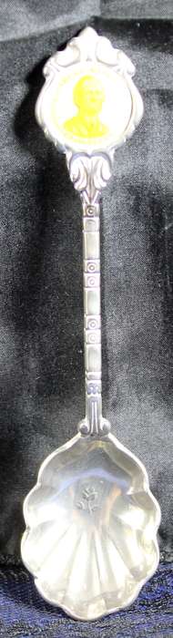 Souvenir sugar spoon - Charles Kingsley