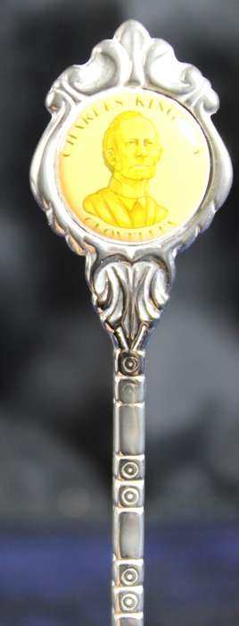 Souvenir sugar spoon - Charles Kingsley