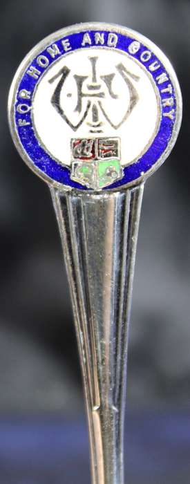 Souvenir sugar spoon - for home and country