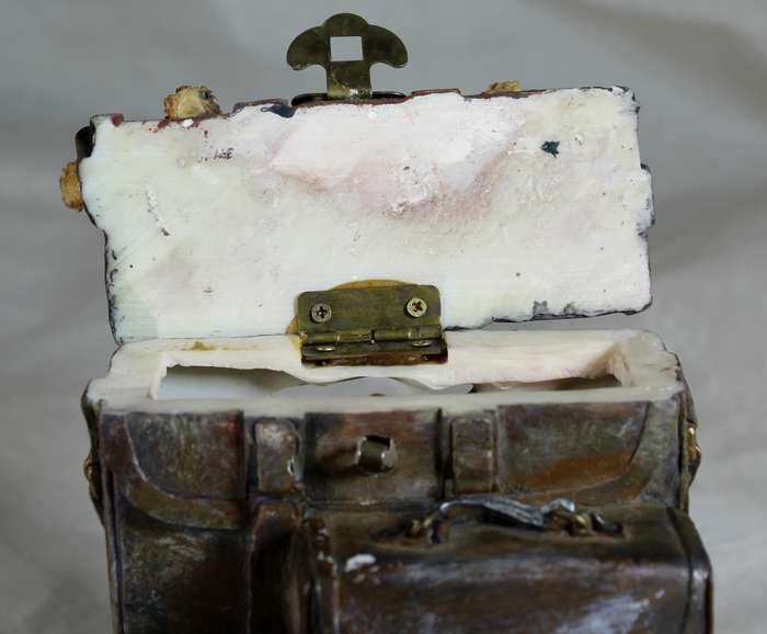 Two Bears with Suitcases Money Box