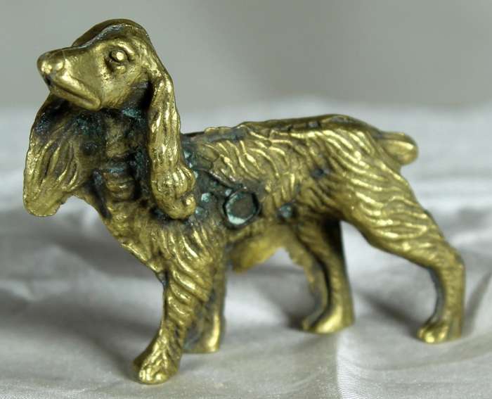 Brass cocker spaniel