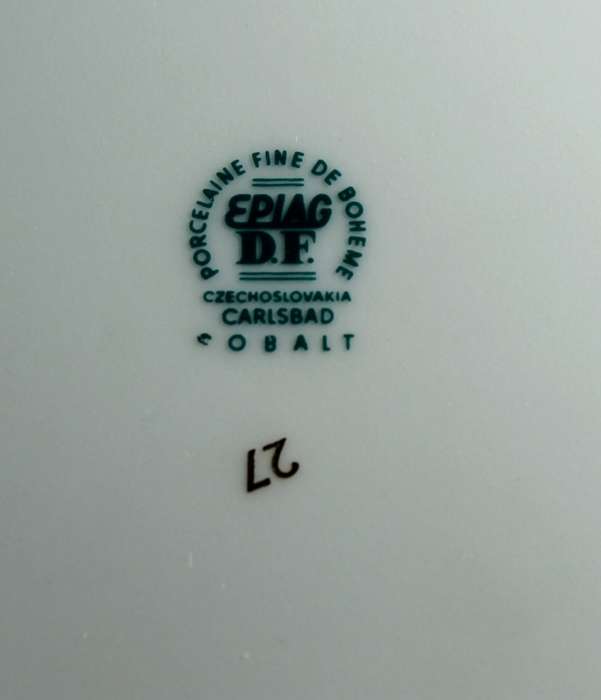 Carlsbad Cobalt Victorian wall plate