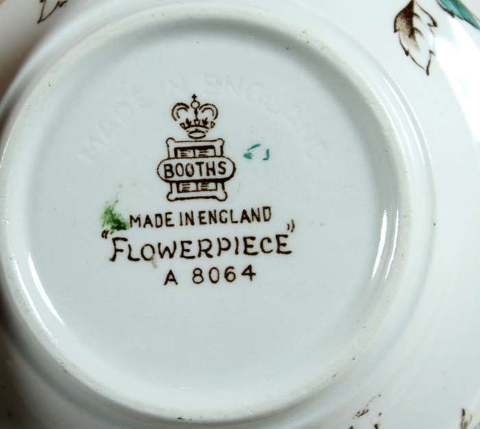 Booths - Flower Pie - A8064- soup bowl