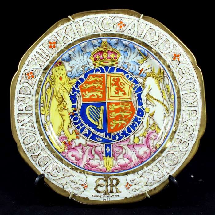 Paragon - King Edward VIII - Coronation Plate - 12 May 1937