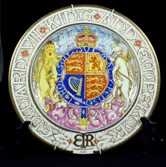 Paragon - Coronation Plate - King Edward VIII - 12 May 1937