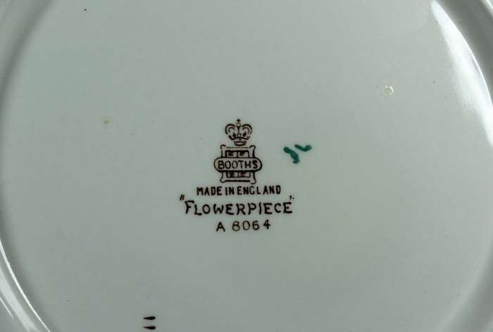 Booths Flower Piece Tureen & Lid (A8064)