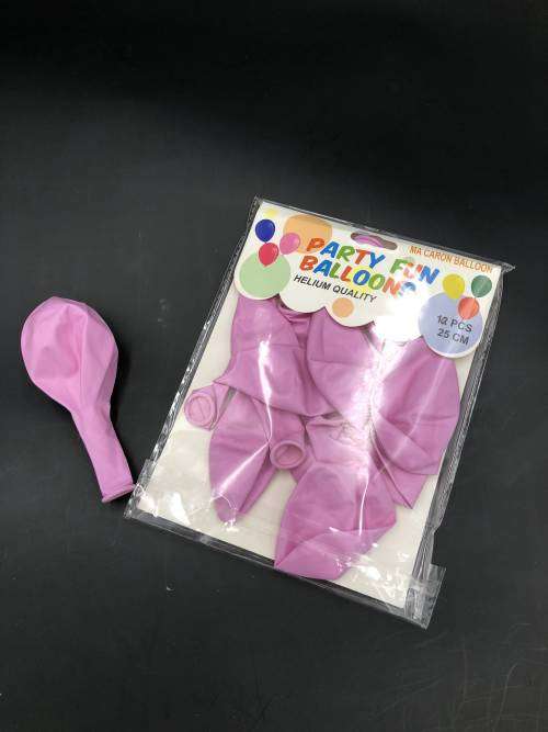 10 pcs party balloons 2.5g 25cm Macaron light purple