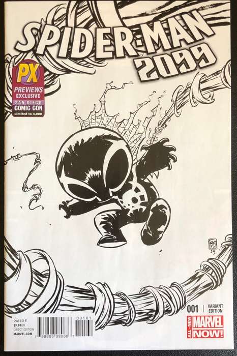 Spider-Man 2099 #1 - Skottie Young 2014 SDCC Preview Exclusive B&W Variant