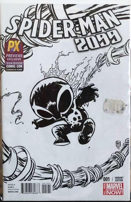 Spider-Man 2099 #1 - Skottie Young 2014 SDCC Preview Exclusive B&W Variant