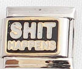 Italian charms - Shit Happens (Fits Nomination)