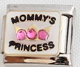 *CHRISTMAS SPECIAL* -Italian charms - Mommy's Princess (Fits Nomination)