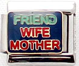 **June Special - Italian charms - Friend wife mother (Fits Nomination)