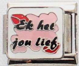 Italian charms - Ek het jou lief (Fits Nomination)