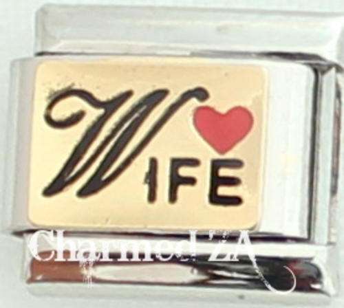 *Christmas Special* Italian charms - Wife (Fits Nomination)