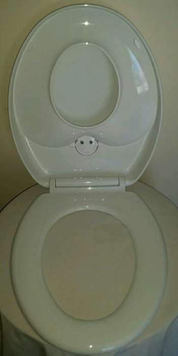 Dual family toilet seat ideal for potty training