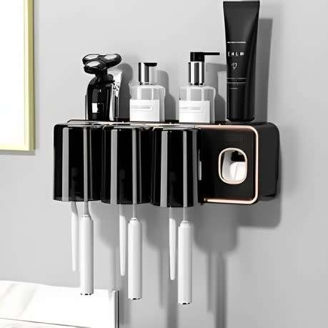 Wall Mounted Toothbrush Holder