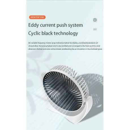 Portable Fan 360 Adjustable Strong Airflow