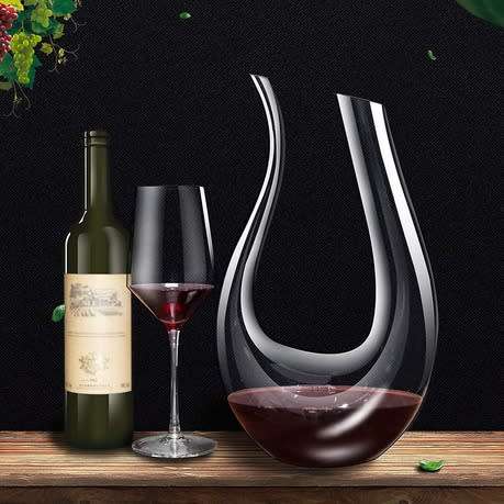 Transparent Wine Glass Decanter