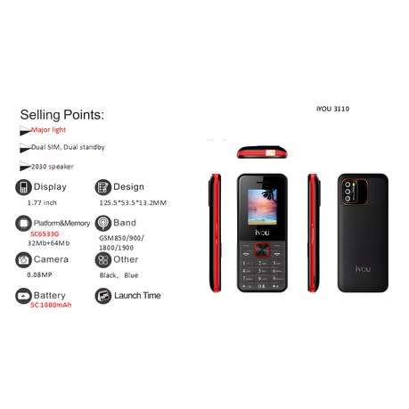 Iyou 3110 - slim mobile phone