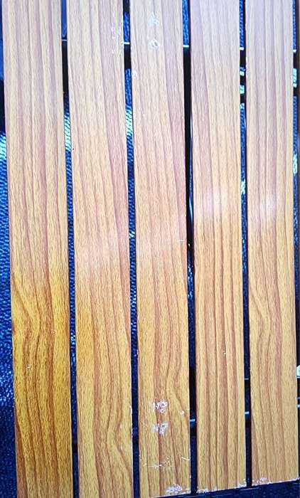 Outdoor Folding Tables, Portable Aluminum Picnic Tables - Dark Brown
