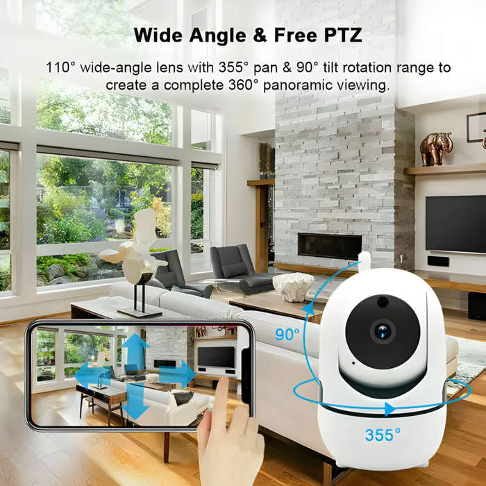 HD 5K Lens Ultra HD Wired Wireless Security Wifi IP Camera Night Vision