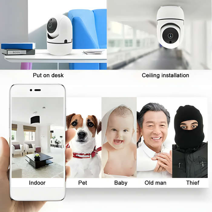HD 5K Lens Ultra HD Wired Wireless Security Wifi IP Camera Night Vision