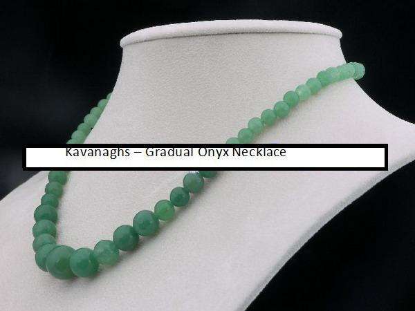 Kavanaghs Collection - Gradual Polished Jade Necklace