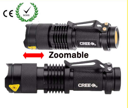 Cree 2000 Lumens pocket LED light