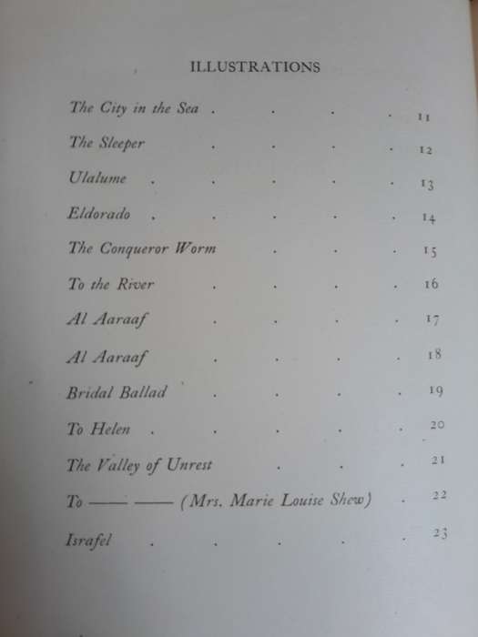 Signed Limited Edition - The Bells and Other Poems by Edgar Allan Poe Illustrations by Edmund Dulac