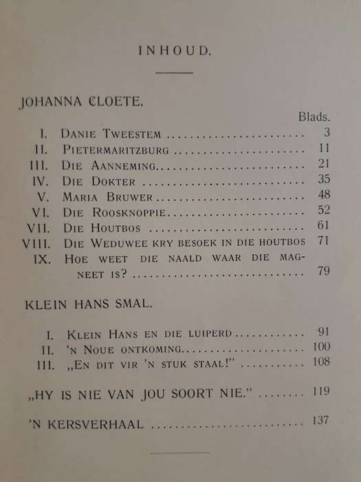 Johanna Cloete en ander verhale uit die tyd van die Voortrekkers - Ds. J.D. Kestell